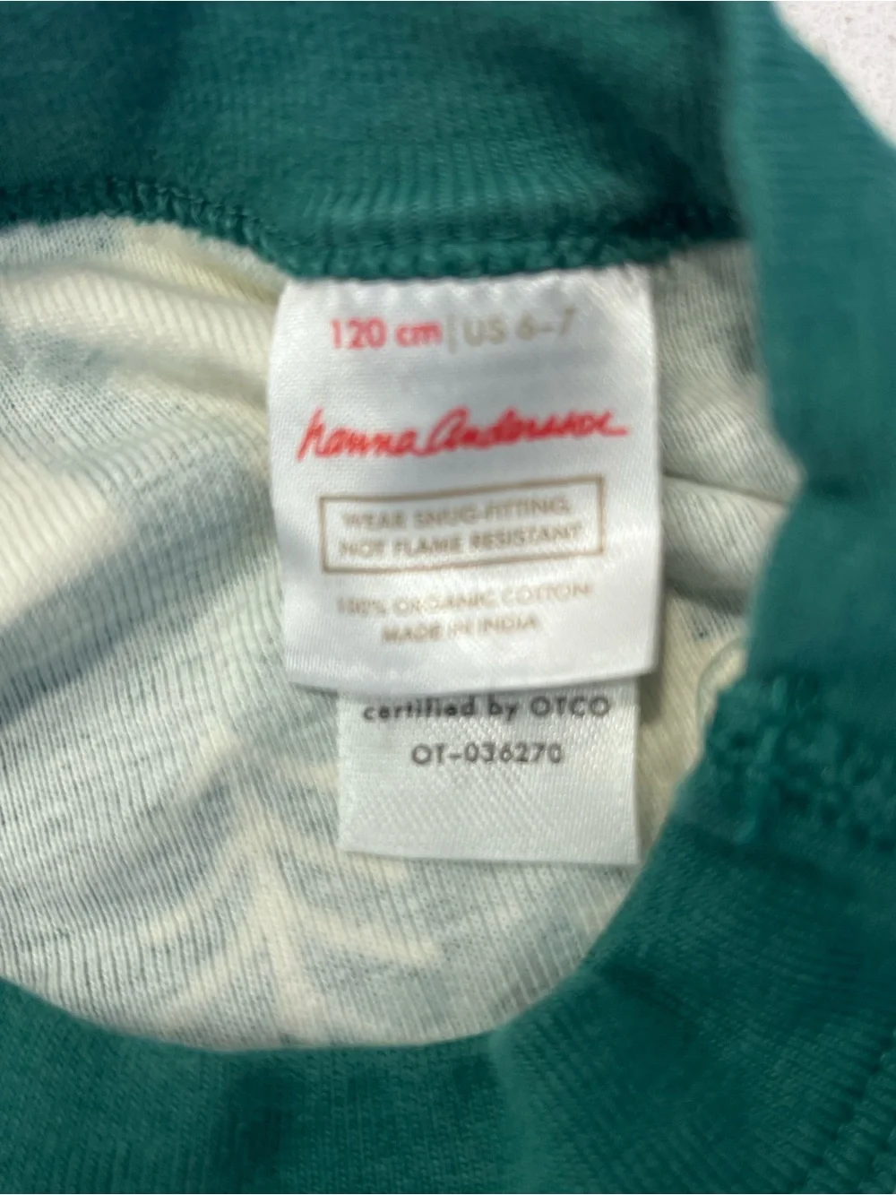Hanna Andersson Christmas Pajamas 6/7